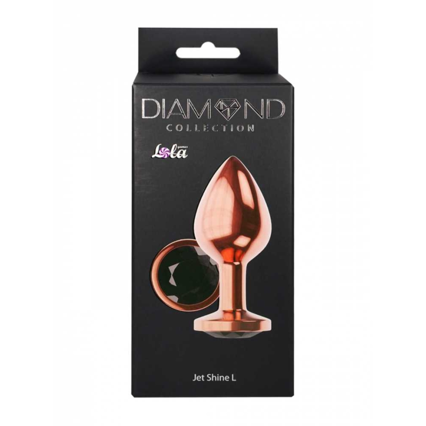 Lola Games Plug-Butt Plug Diamond Jet Shine L Rose Gold – 5