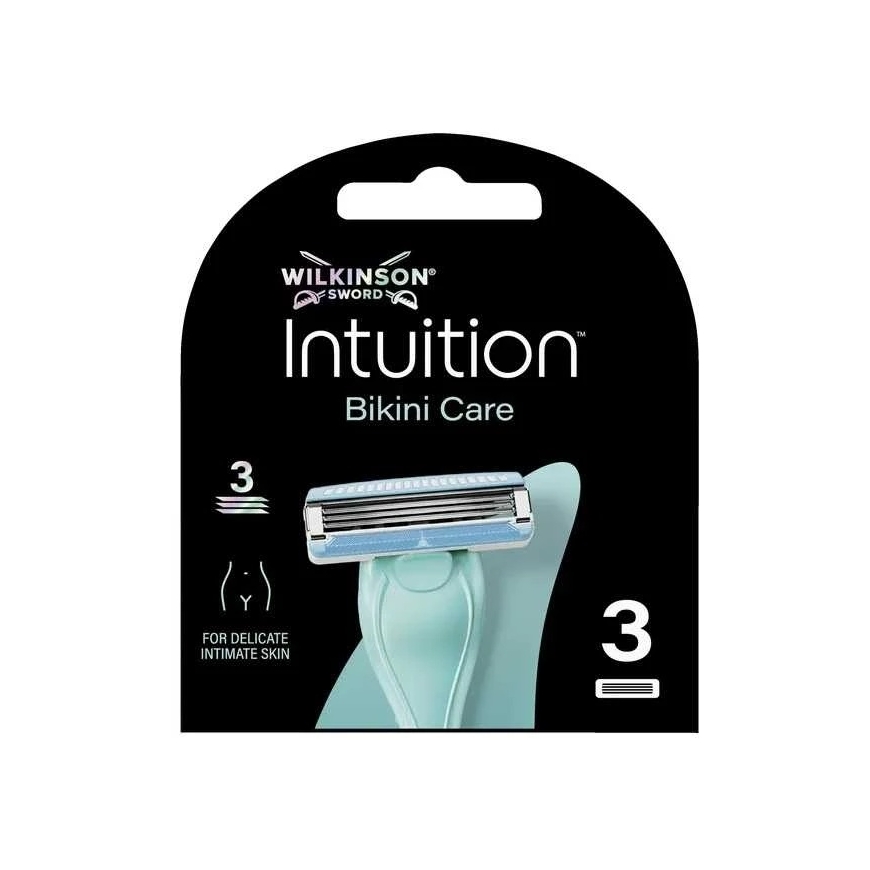 Wilkinson Sword Wilkinson Intuition Bikini Care partakoneen pää, 3 terää, 3 kpl.