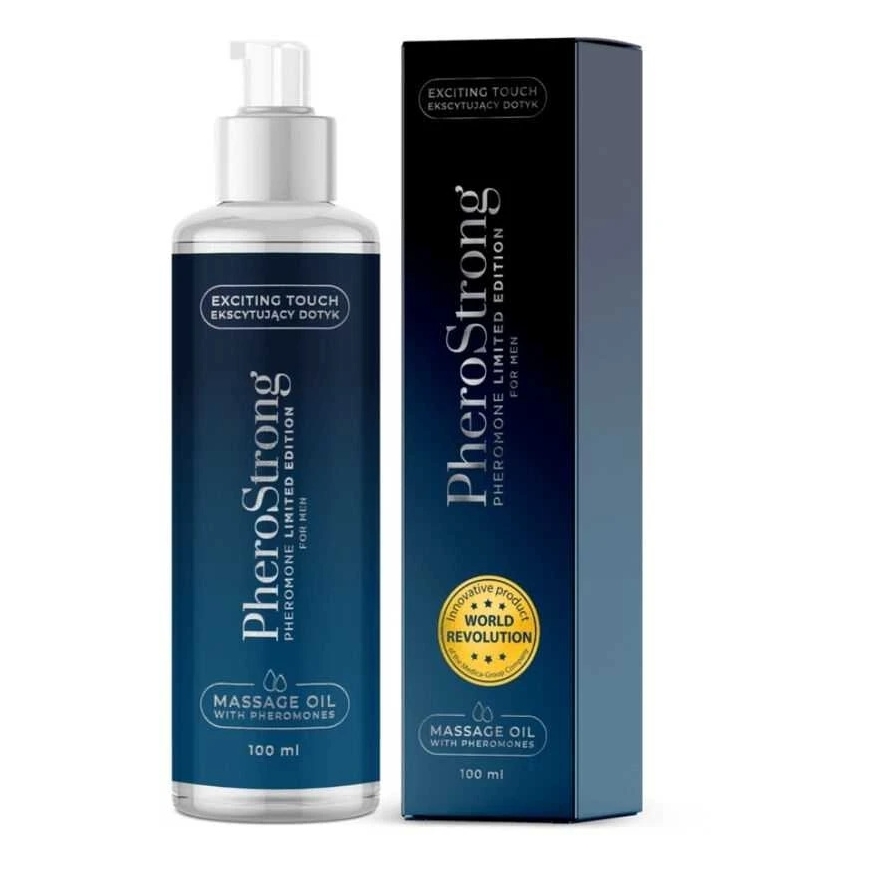 Pherostrong Medicīnisks Eroģisks Masāžas Eļļa Feromoniem Vīriešiem 100ml – 3