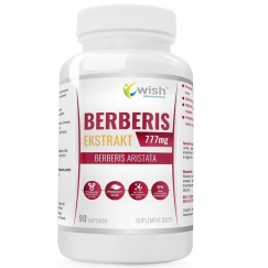 Wish Pharmaceutical Berberio ekstrakto 777 mg maisto papildas, 90 kapsulių
