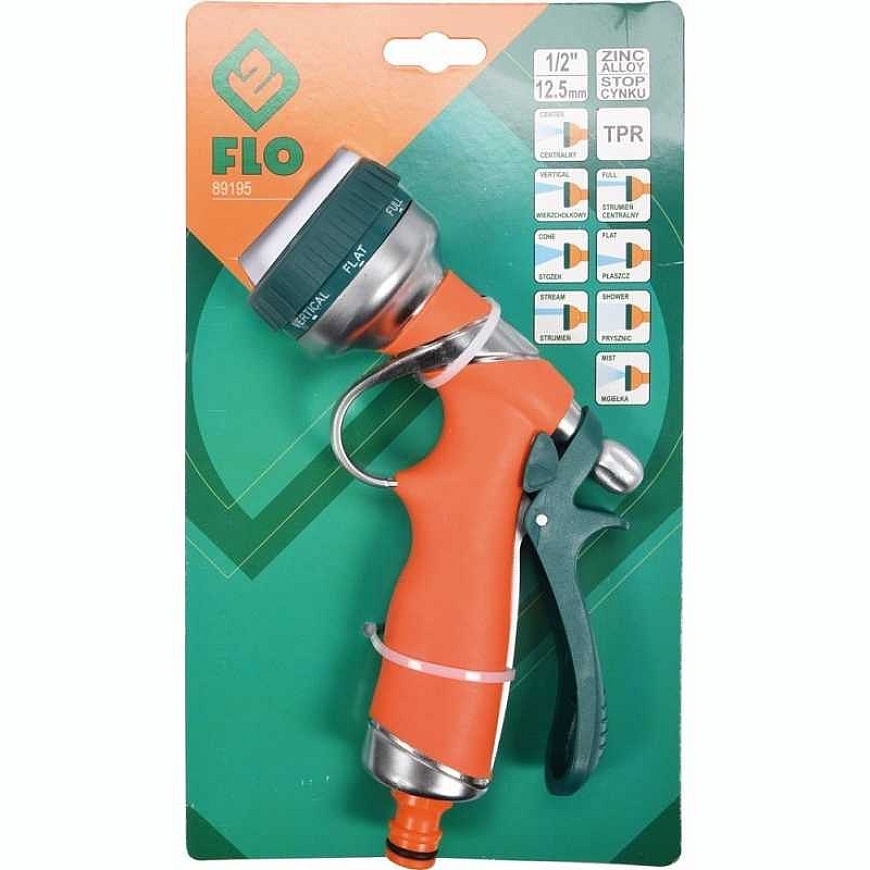 Pihustuspüstol, 8 seadet Flo | 1/2" – 2
