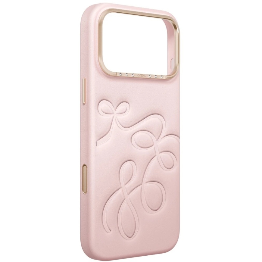 UNIQ Coehl Cloude -kotelo iPhone 18 Pro Max / 17 Pro Max:lle magneettilangalla, vaaleanpunainen – 4