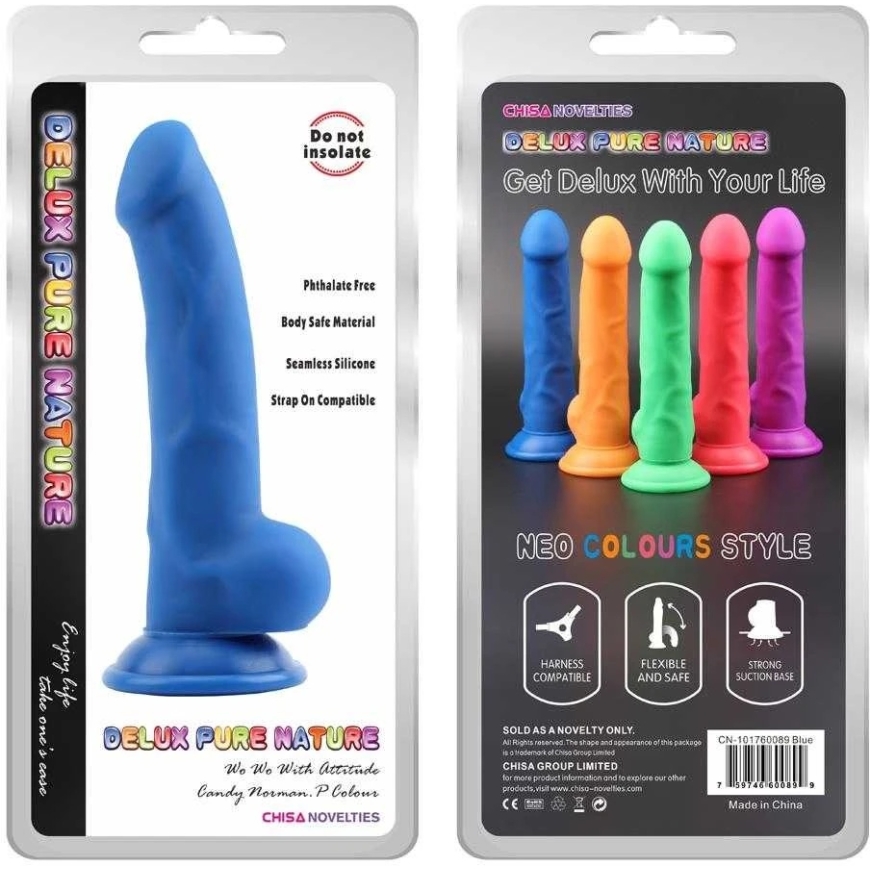 Deluxe Pure Nature Dildo realistlik peenis naturaalne imemispaak 21 cm – 2