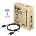 CLUB3D DisplayPort 2.1 Bi-Directional VESA DP80 Certified Cable 4K240Hz, 8K60Hz or 10K30Hz M/M 1.2m/