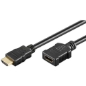 Neutralle HDMI videokaabli pikendus M - HDMI F, HDMI 2.0 - Premium High Speed, 5 m, kullatud pistikud, must, EOL Neutralle HDMI videokaabli pikendus M - HDMI F, HDMI 2.0 - Premium High Speed, 5 m, kullatud pistikud, must, EOL
