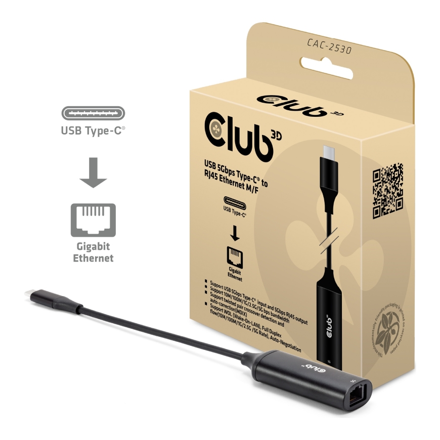 CLUB3D CAC-2530 dokstacija Vadu USB 3