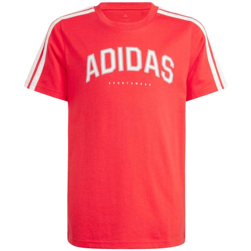 Bērnu T-krekls adidas Codes Collegiate Graphic sarkans JI6673 (164cm) – 2