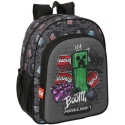 Safta Minecraft Graffiti adaptable backpack 38cm Safta Minecraft Graffiti adaptable backpack 38cm
