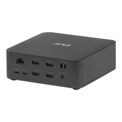CLUB3D CSV-2562 knyginių kompiuterių dokas / jungčių replikatorius Vielinis Thunderbolt 5 Juoda