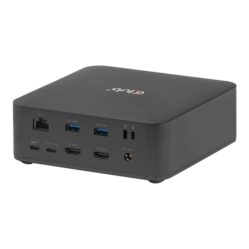 CLUB3D CSV-2562 док-станция для ноутбука Проводная Thunderbolt 5 Черный