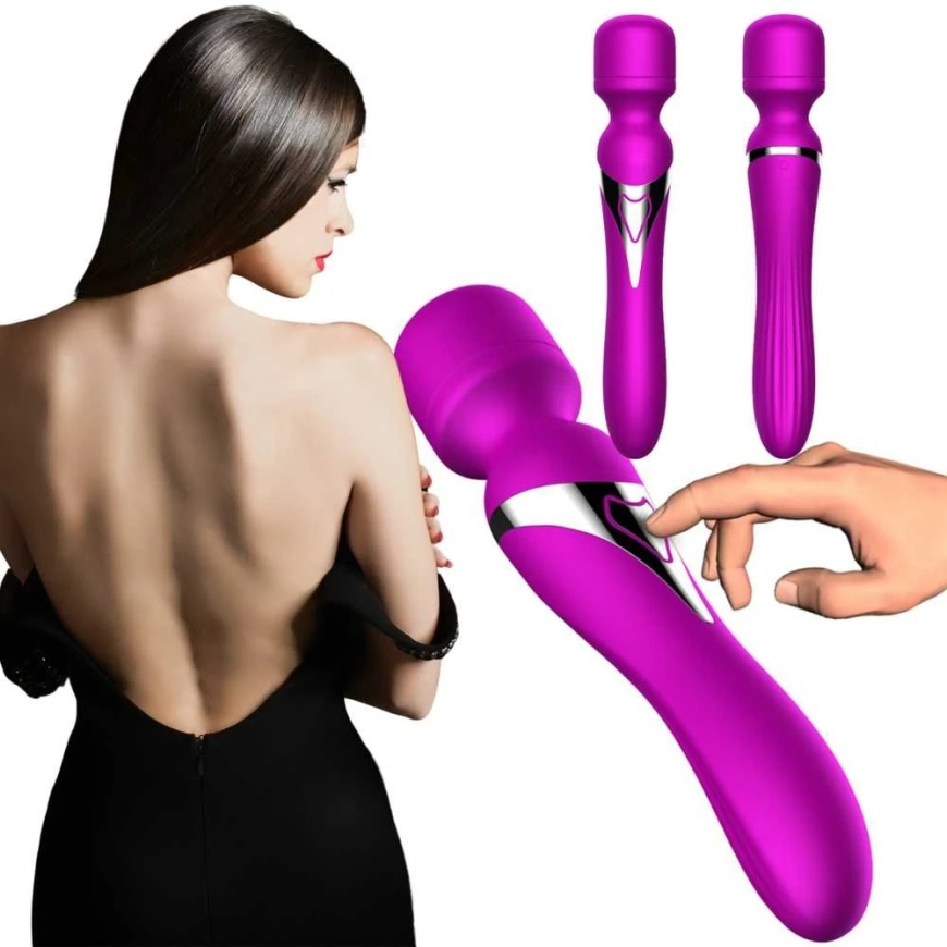 BoT B Series Stimulator - Silicone Double Massager, Purple Color – 2