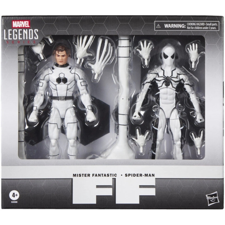 Hasbro Marvel Legends Series Fantastic Four Mister Fantastic & Spiderman set 2 figures 15cm
