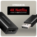 Axagon RVD-HI20N videokaapeli-adapteri 0,15 m DisplayPort HDMI Musta Axagon RVD-HI20N videokaapeli-adapteri 0,15 m DisplayPort HDMI Musta
