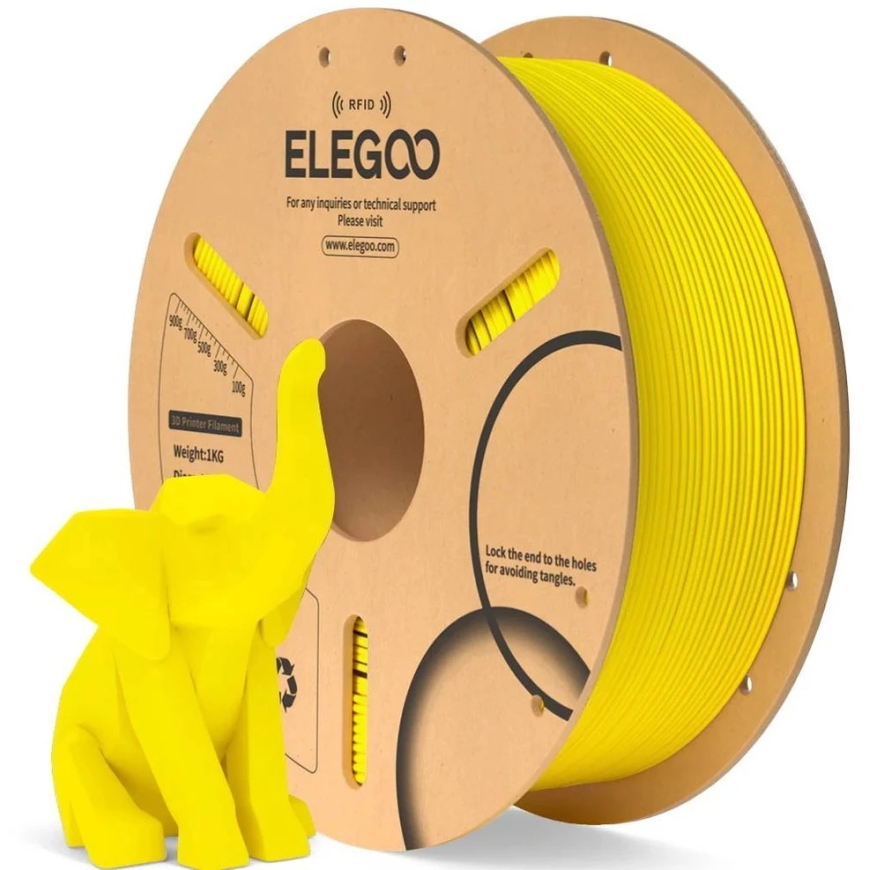 Elegoo PLA filament 1.75mm 1kg - RFID - Kollane – 2