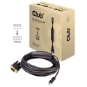 CLUB3D cac-1512 5 m USB tüüp-C VGA (D-Sub) Must