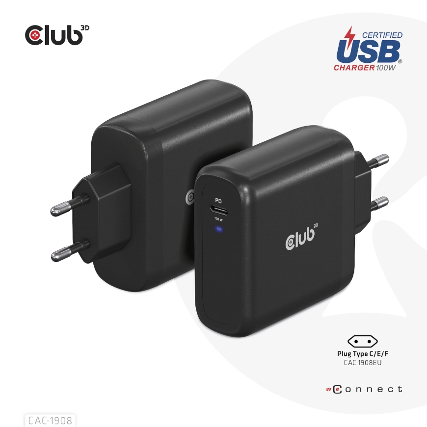 CLUB3D CAC-1908 mobile device charger – 2