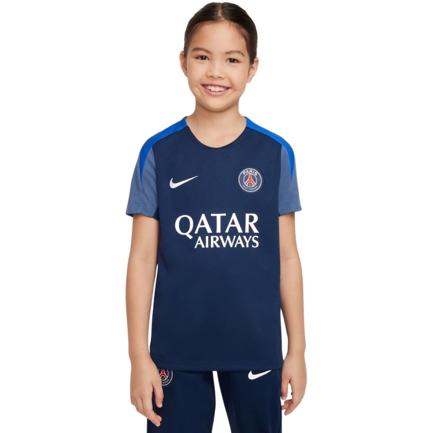 Nike Paris Saint Germain Strike T-krekls bērniem tumši zils HJ7836 411 (XS)