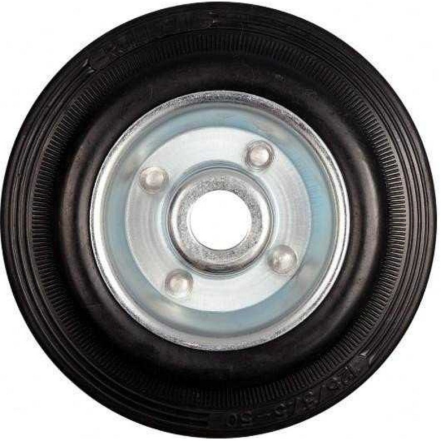 VOREL BEARING WHEEL Black RUBBER 250mm 87457