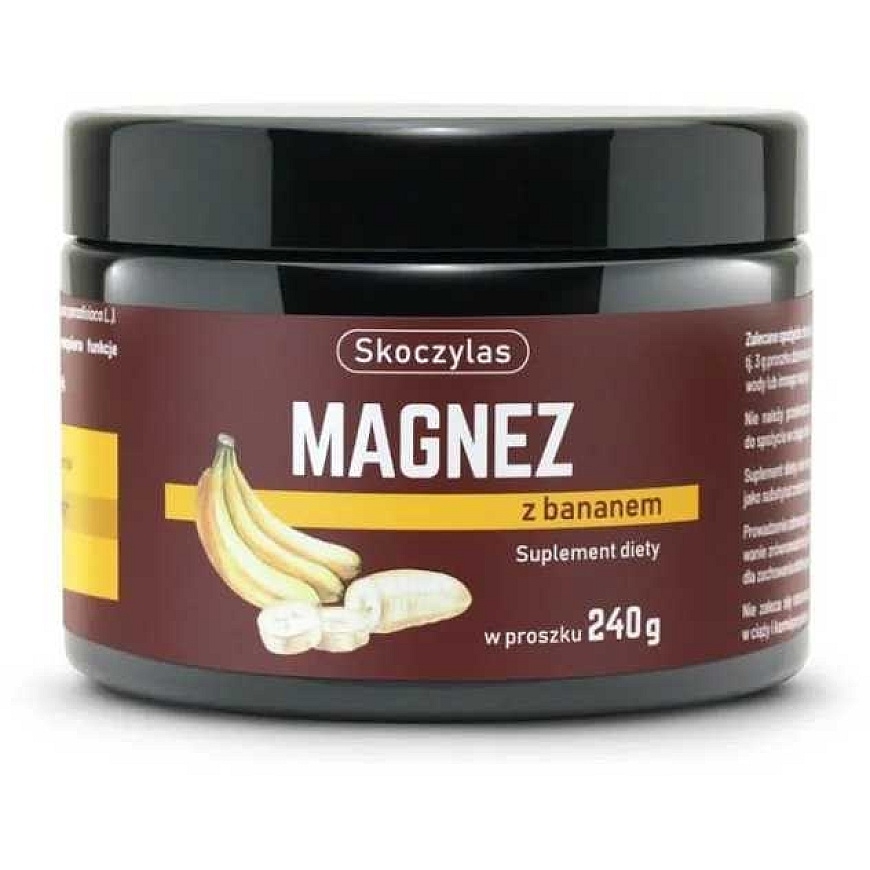 Skoczylas Magnio ir bananų maisto papildas 240 g