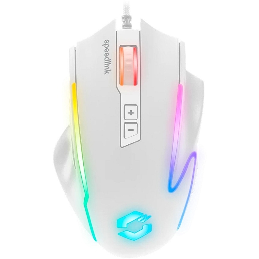 Speedlink DECUS NX RGB žaidimų pelė, balta