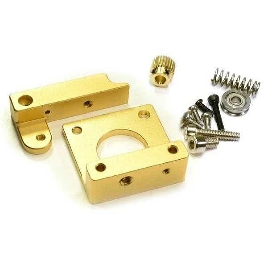 Oem MK8 1.75 mm alumīnija ekstruderis - pa labi - paredzēts RepRap 3D printerim – 3