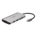D-Link DUB-M810 dokstacija Vadu USB 3.2 Gen 1 (3.1 Gen 1) Type-C Alumīnijs D-Link DUB-M810 dokstacija Vadu USB 3.2 Gen 1 (3.1 Gen 1) Type-C Alumīnijs