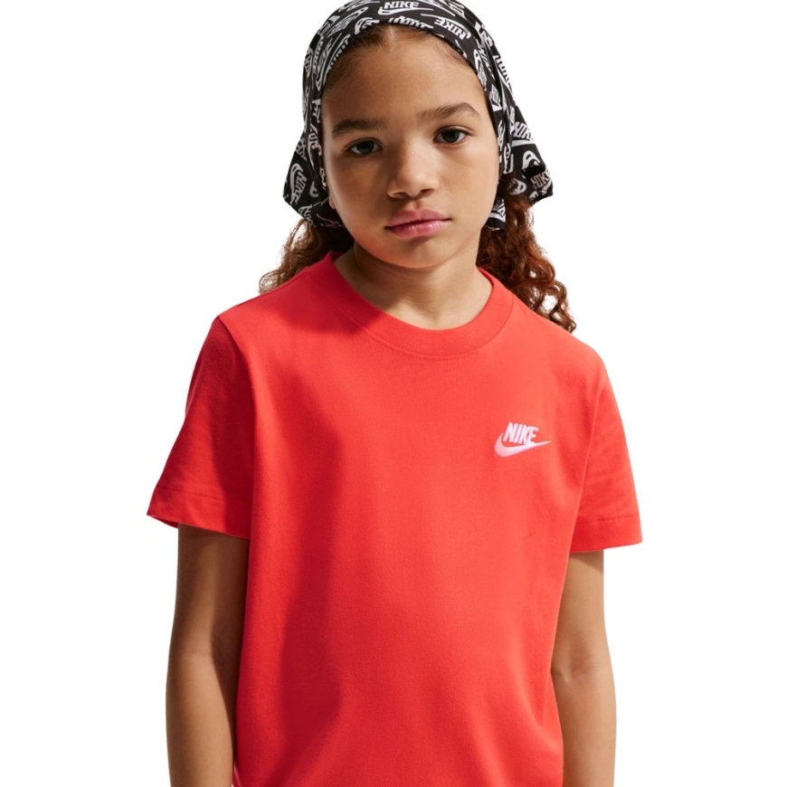 Nike Sportswear Kids' T-Shirt Orange FZ5177 842 (S) – 3