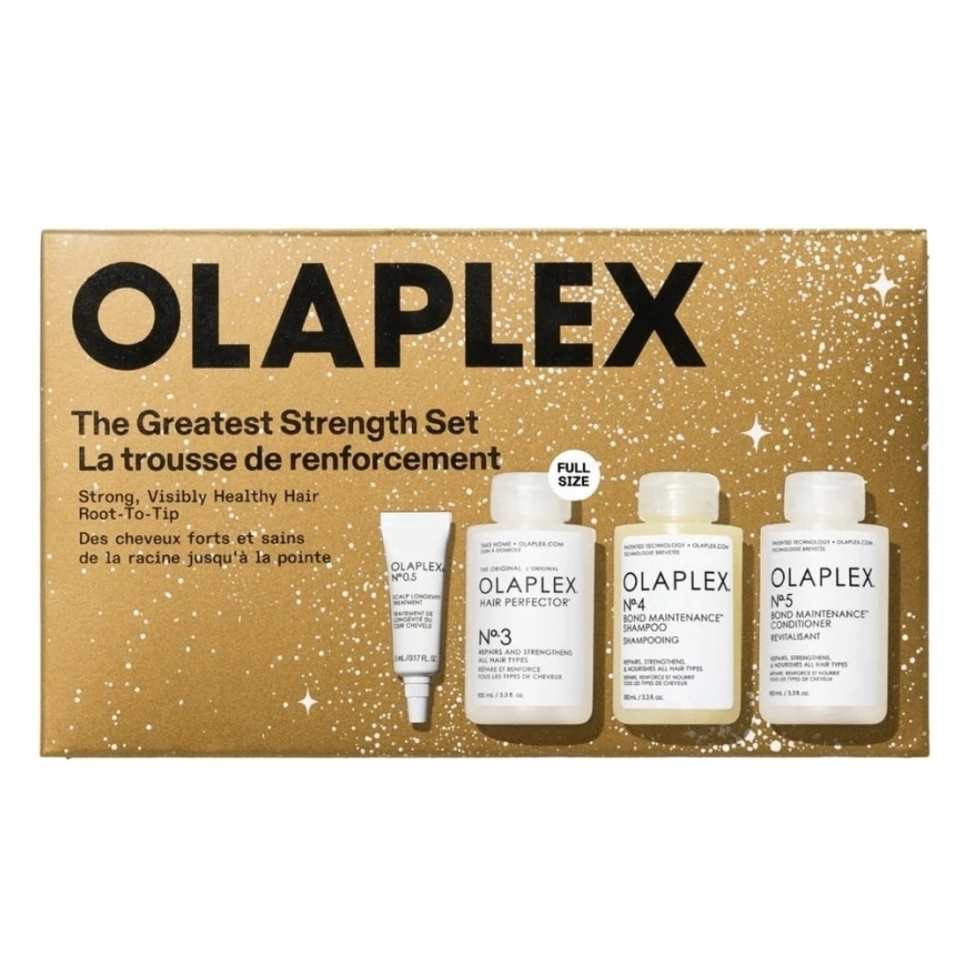 Olaplex The Greatest Strength Set (scalp lotion, 5 ml + hair shampoo, 100 ml + hair mask, 100 ml + hair conditioner, 100 ml) – 2