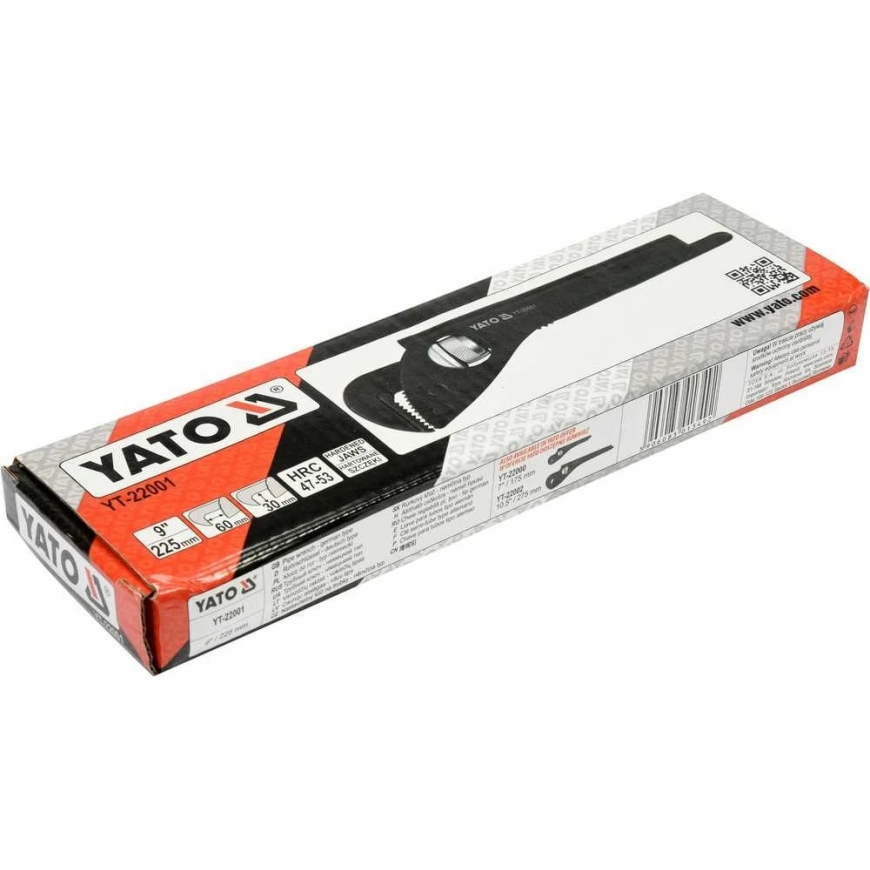 Toya Sa Poland Santechninis vamzdinis raktas 225 mm (9 ") (YT-22001) – 5