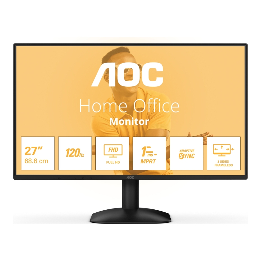 AOC B3 27B31H tietokoneen litteä näyttö 68,6 cm (27") 1920 x 1080 pikseliä Full HD Musta