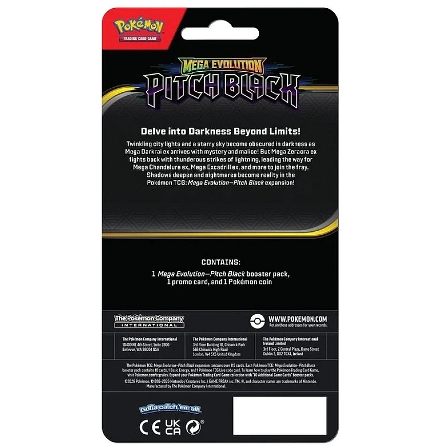 The Pokemon Pokemon TCG: Mega Evolution - Pitch Juodas - Checklane Pack Blister (Slowpoke) – 4