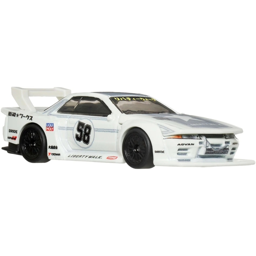 Hot Wheels Premium Ikoniskie Auto Aero Styles LB-Kaido Works Nissan R32 Skyline GT-R 1:64 – 3
