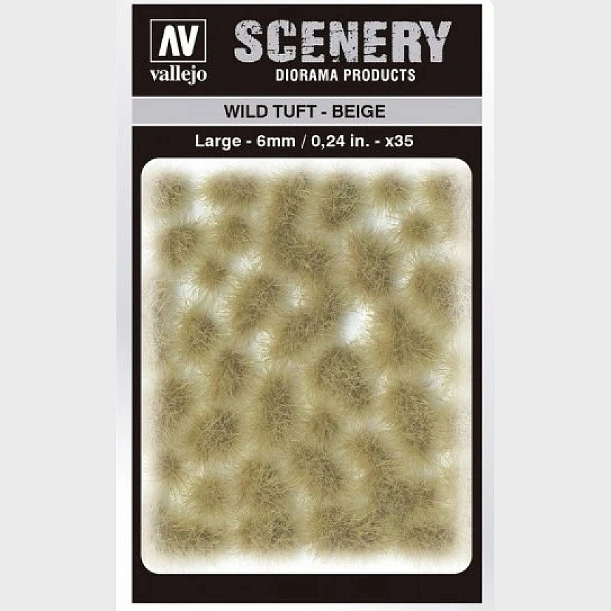Vallejo - Scenery - Wild Tuft rusvai gelsvas (6 mm) – 3