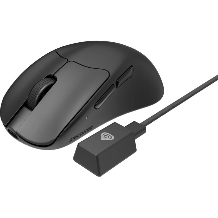 Spēļu pele Genesis Zircon 606 8k bezvadu 26000 dpi optiskā melnā – 2