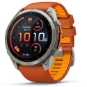 Умные часы Garmin fenix 9 Pro, inReach, 51 мм, титановый корпус с силиконовым ремешком цветом Autumn Orange / Spark Orange Умные часы Garmin fenix 9 Pro, inReach, 51 мм, титановый корпус с силиконовым ремешком цветом Autumn Orange / Spark Orange