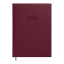 Calendar Timer Week 2027, A5, PU, burgundy finish