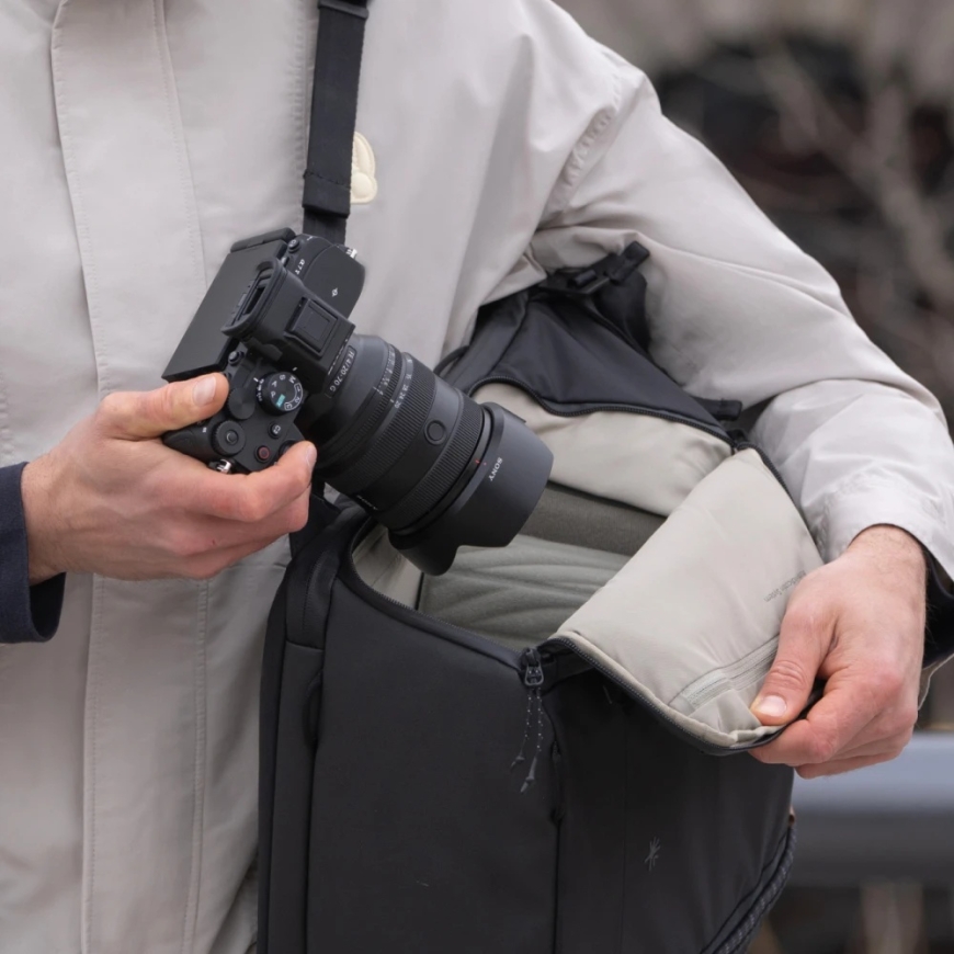 Kaamer seljakott - PGYTECH OneGo Roamer Kott 25 L Mati Must – 4