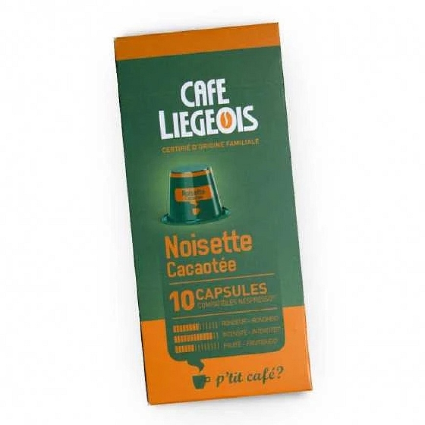 Kahvikapselit, yhteensopivat Nespresso® Charles Liégeois Noisetten kanssa, 10 kpl.