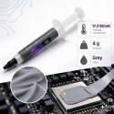 Qoltec Ammattimainen lämpöliima 17.3 W/m-K | 4g | Harmaa Qoltec Ammattimainen lämpöliima 17.3 W/m-K | 4g | Harmaa