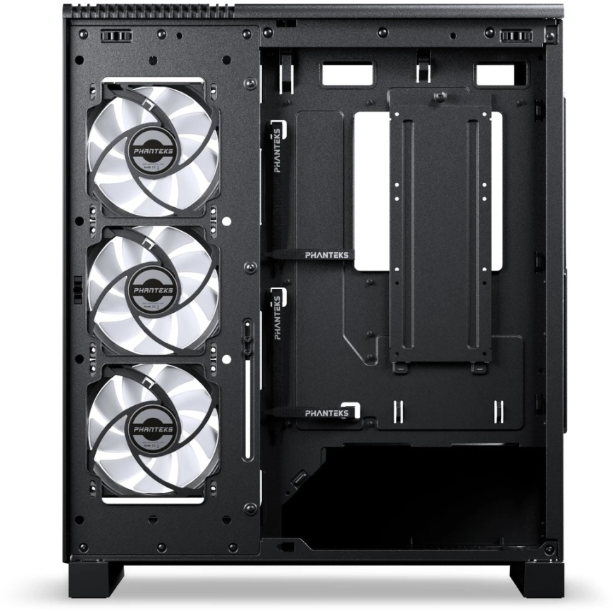 Phanteks NV5X PC korpuss, Mid-Tower, E-ATX, rūdīts stikls, ARGB - melns – 3