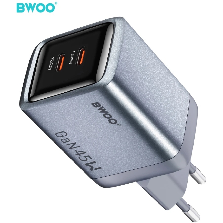 Mathorn BWOO BO-CDA239 seinakinnitus 2xUSB-C 3A PD 45W hall PPS-iga – 2