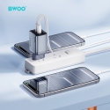 Mathorn BWOO BO-CDA239 wall charger 2xUSB-C 3A PD 45W gray with PPS Mathorn BWOO BO-CDA239 wall charger 2xUSB-C 3A PD 45W gray with PPS