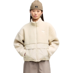 Moteriška striukė Puma Re:Fibre Sherpa kreminė 694567 87 (L)