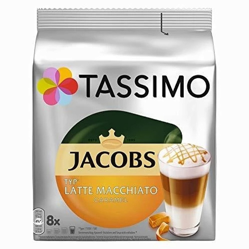 Tassimo Latte Macchiato Caramel Coffee Capsules (compatible with Bosch Tassimo coffee machines), 8+8 pcs. – 2