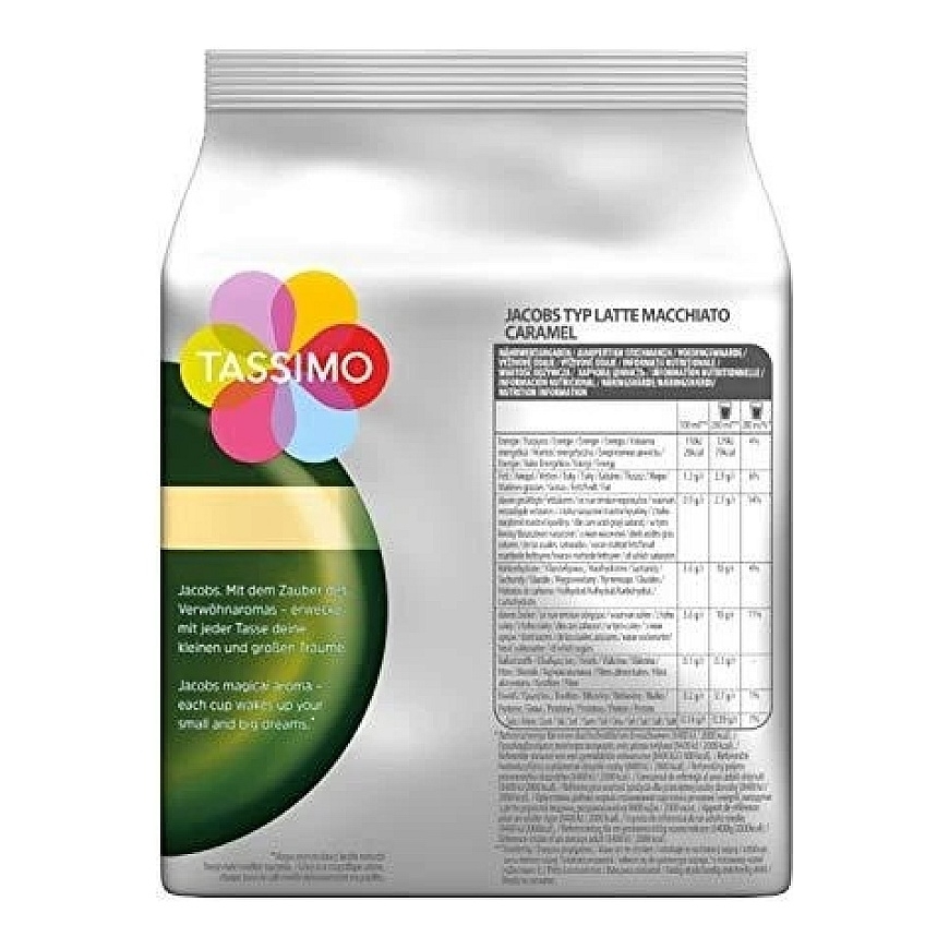 Tassimo Latte Macchiato Caramel kohvikapslid (ühilduvad Bosch Tassimo kohvimasinatega), 8+8 tk. – 3