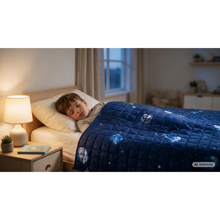 Rebel Weighted Blanket, Sensory Blanket for Kids, 100x150 cm, 5kg, Space – 3