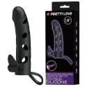 Pretty Love Male PRETTY LOVE – vibrating penis sleeve with ball strap
