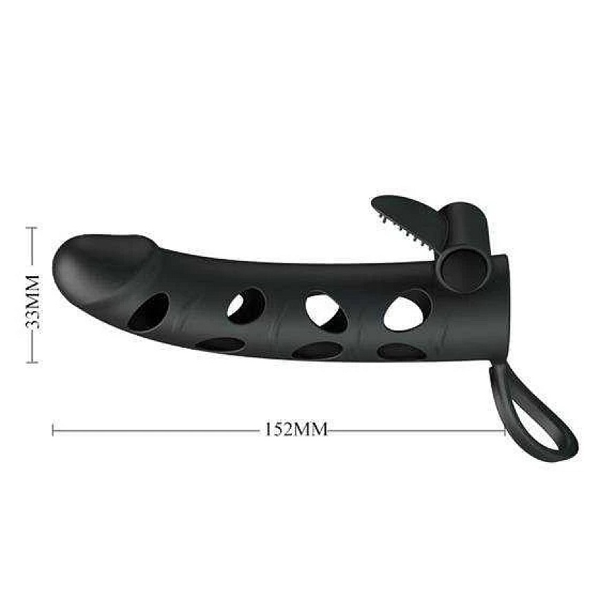 Pretty Love Male PRETTY LOVE – vibrating penis sleeve with ball strap – 2