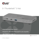 CLUB3D CSV-2563 5-1 Thunderbolt™ 5 Hub Triple video 5K60Hz Thunderbolt™ Share Certifi ed 180W CLUB3D CSV-2563 5-1 Thunderbolt™ 5 Hub Triple video 5K60Hz Thunderbolt™ Share Certifi ed 180W