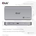 CLUB3D CSV-2563 5-1 Thunderbolt™ 5 Hub Triple video 5K60Hz Thunderbolt™ Share Certifi ed 180W CLUB3D CSV-2563 5-1 Thunderbolt™ 5 Hub Triple video 5K60Hz Thunderbolt™ Share Certifi ed 180W